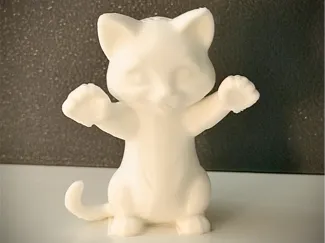 Pawing Kitty – Cute Standing Cat Figurine