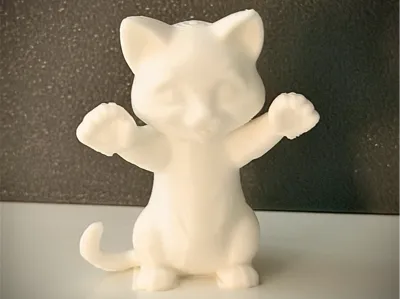 Pawing Kitty – Cute Standing Cat Figurine