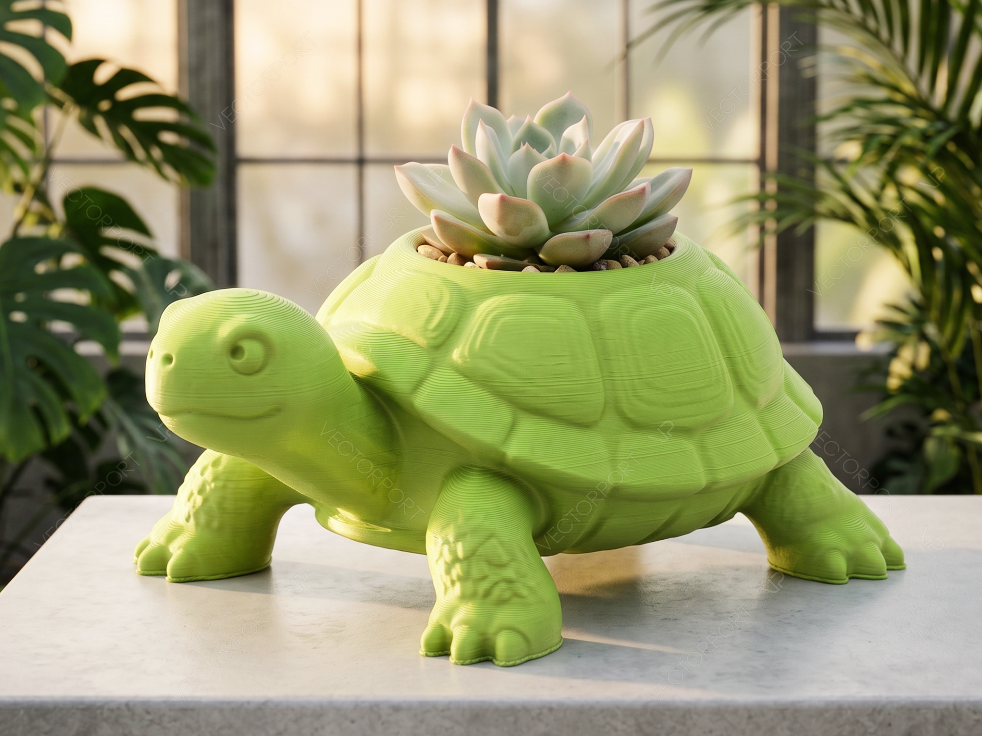 Cute Turtle Cactus Planter Plant Pot #059