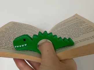 Dino Open Book Holder (Page Holder, Book Thing)