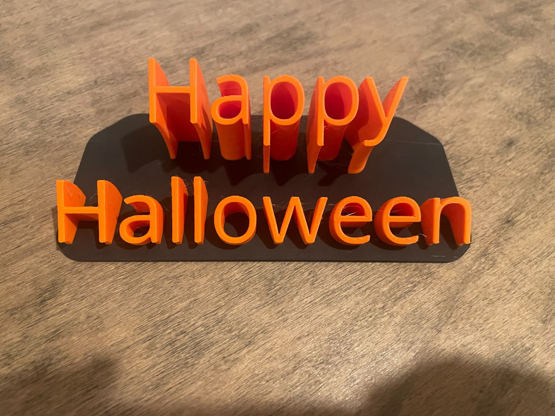 Happy Halloween Sign 3D model