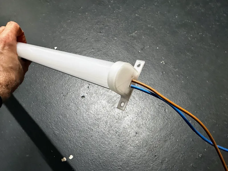 LED Tube Profile Holder Bracket Set