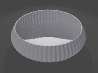 Coupelle à snacks design spirale — photo 1