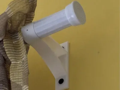 Curtain rod bracket
