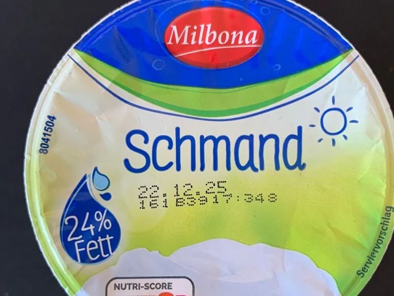 Milbona - Schmand - Deckel - Lidl