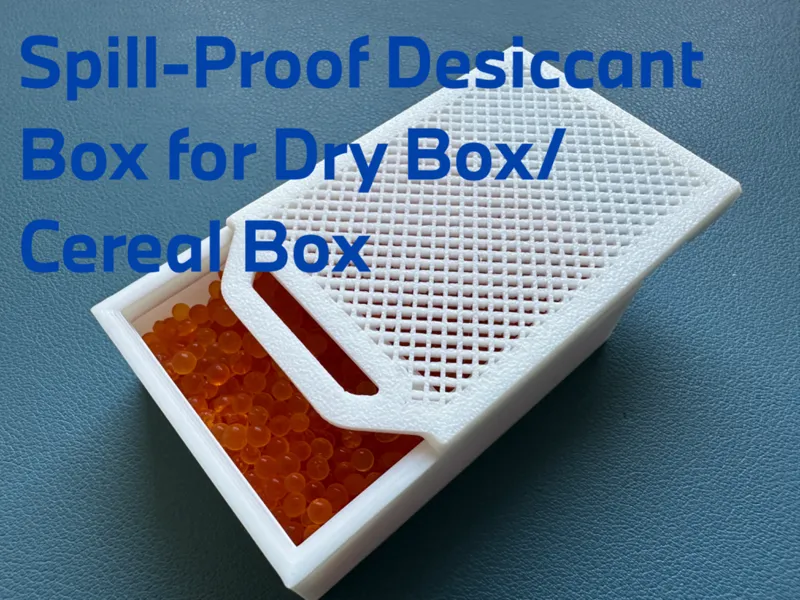 Spillproof Desiccant Box for Dry Box (Cereal Box)