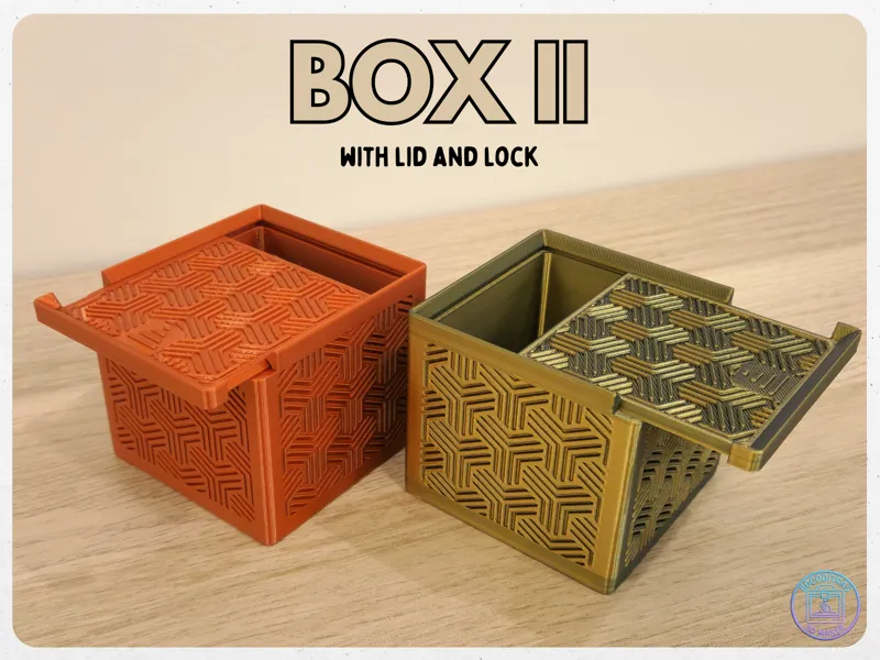Box II - With lid and lock