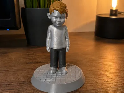 Silver statue