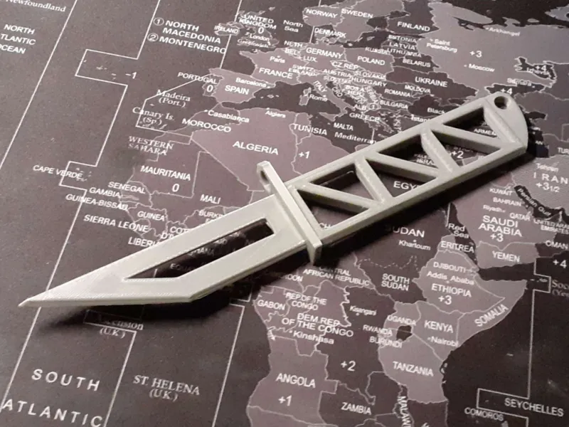 Sci-fi Airsoft Prop Knife/Bayonet - Lightweight