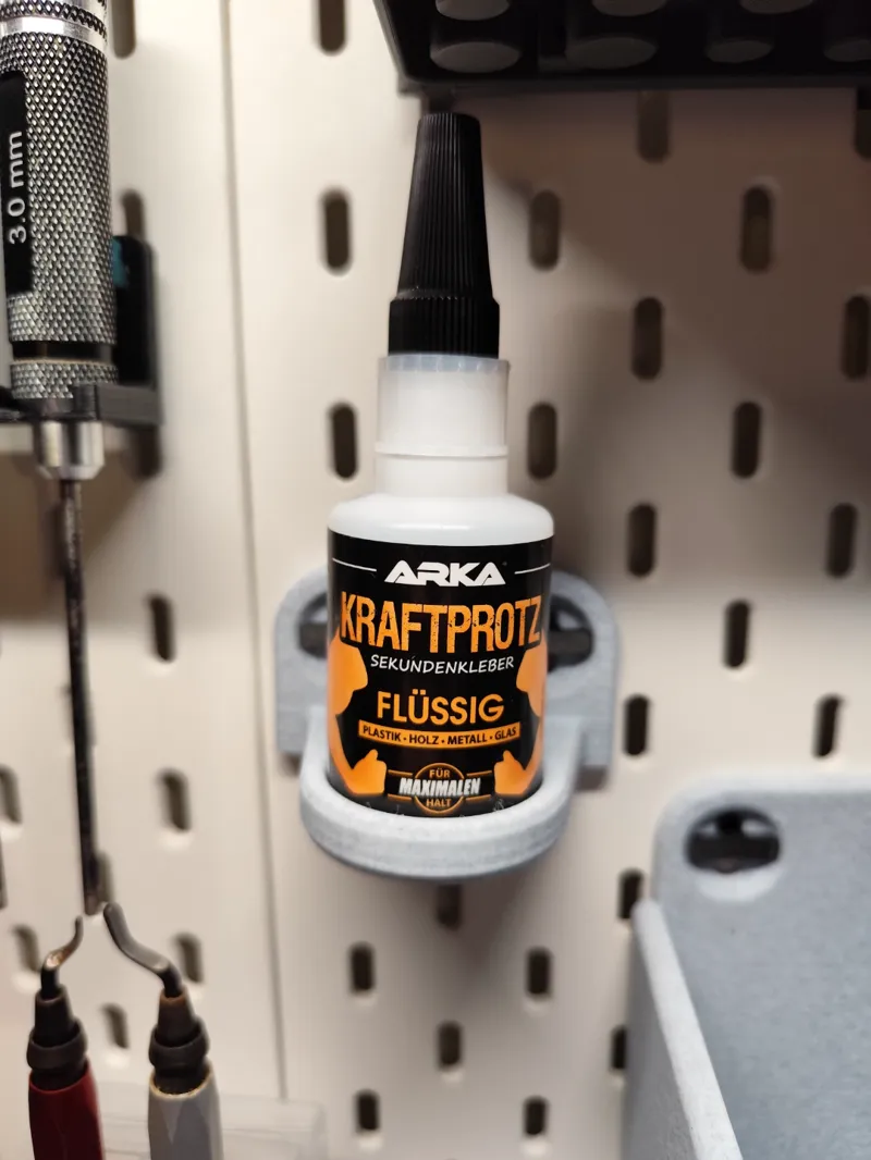 Skadis Holder for Superglue (KRAFTPROTZ) T-Clip