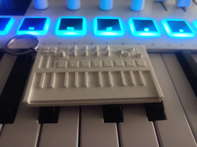 Midi controller keychain