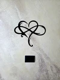 Décoration murale cœur infini — photo 2