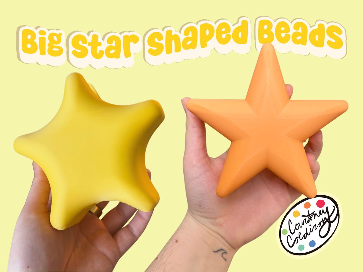 Big Star Shaped Bead