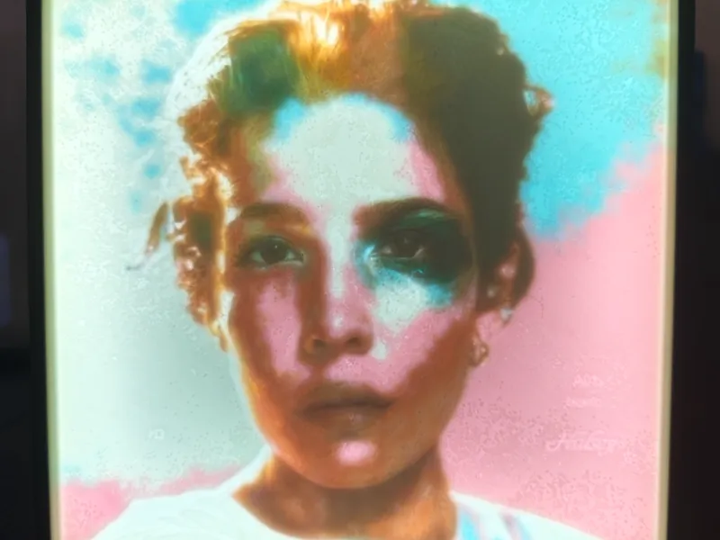 Halsey Manic Album Cover Lithophane
