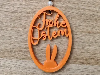 Frohe Ostern - Osterei zum aufhängen