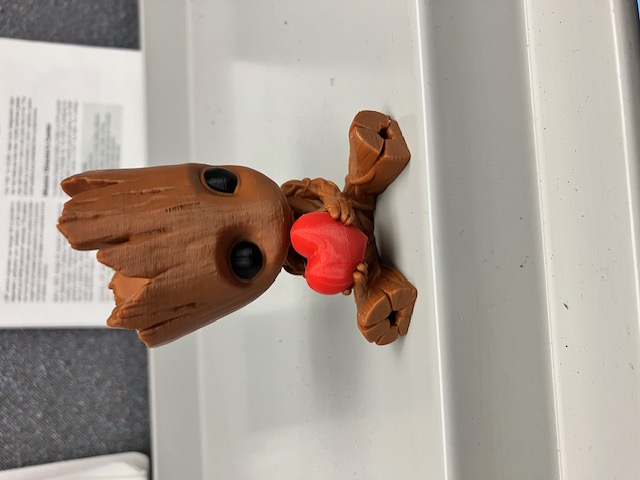 0.16mm layer, 2 walls, 7% infill 110% Size
