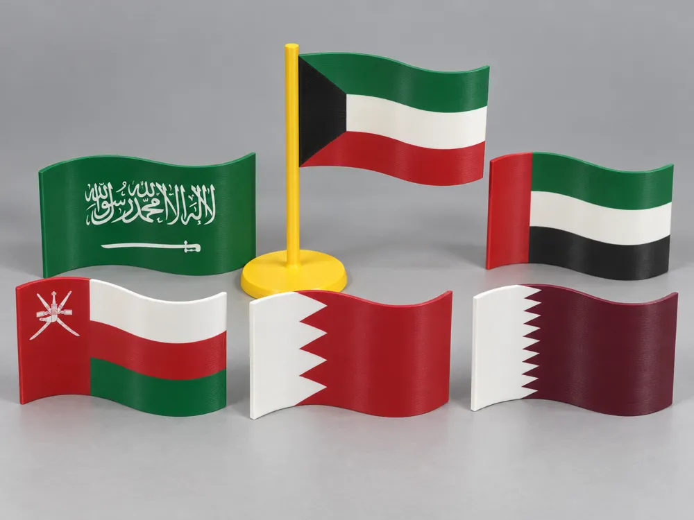 GCC Flags - Free 3D Print Model - MakerWorld
