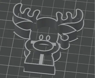 Rudolph Cookie Cutter