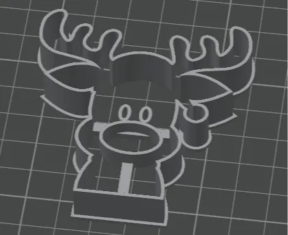 Rudolph Cookie Cutter