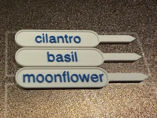 Customizable plant label (edit in BambuStudio)