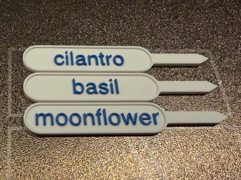 Customizable plant label (edit in BambuStudio)