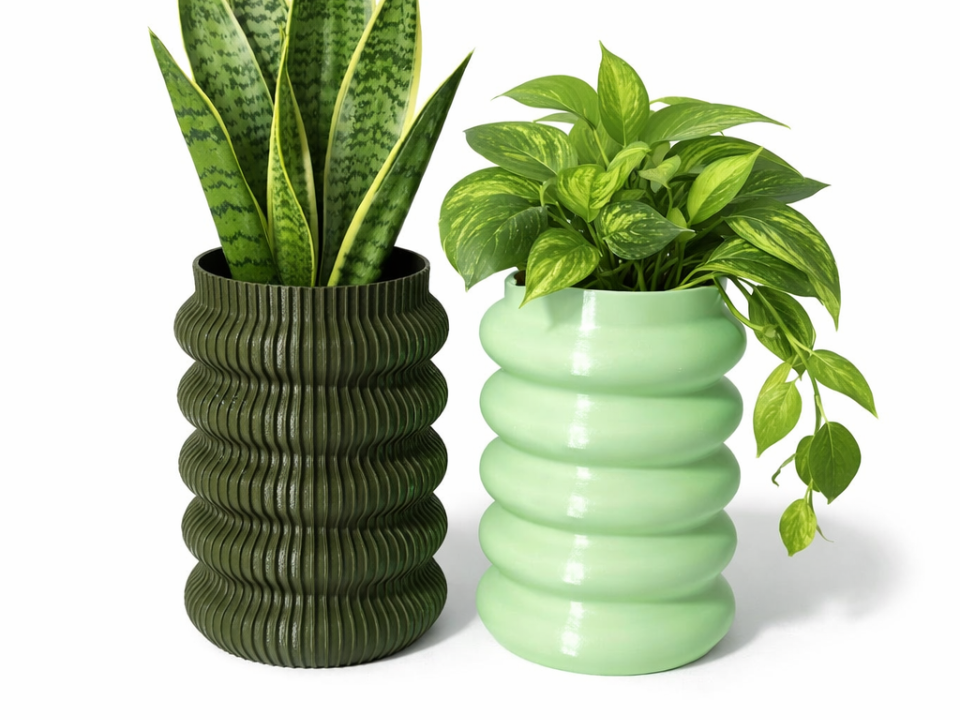 Wave Planter — Printed Planter