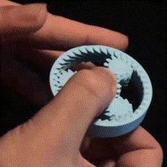 Planetary Fidget Toy with 40° Helical Gears Smooth