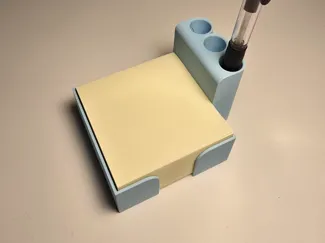 Post-it notes + pens tray (remix from CoNcLuZiOn)