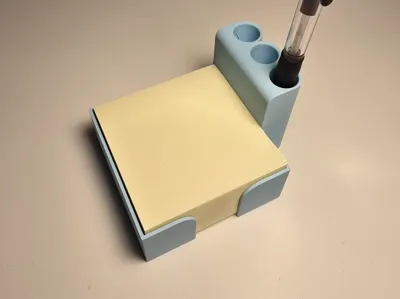 Post-it notes + pens tray (remix from CoNcLuZiOn)