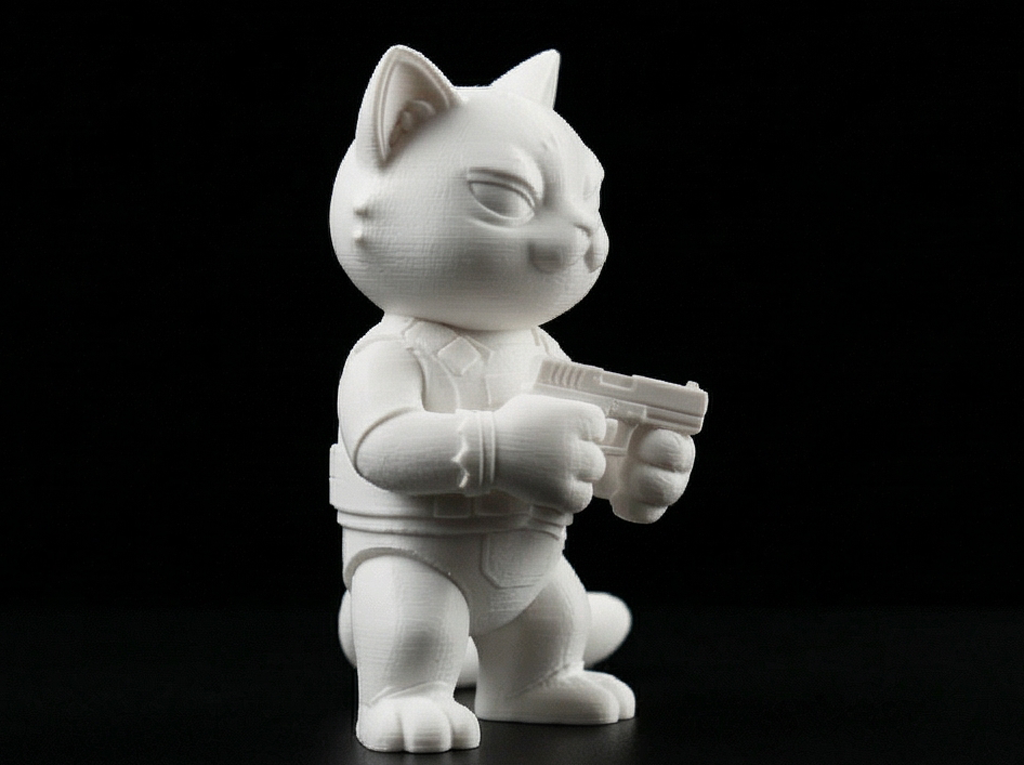 Miniatura 2 do modelo 3D Tactical Cat