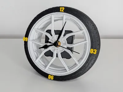 RTX Tire Clock