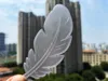 Faux Organza - Cute Feather - Bookmark (only 2g)