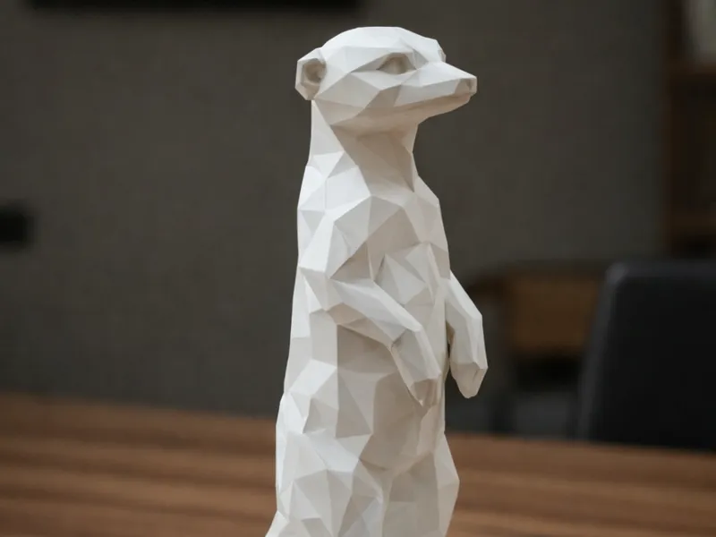 Lowpoly Erdmännchen 