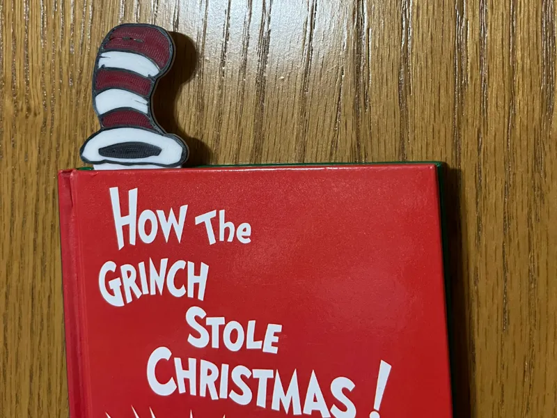Cat in the Hat Bookmark