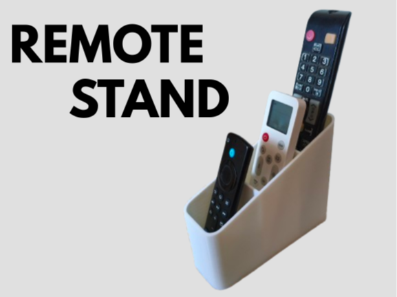 Modern Remote Control Stand - 3 Slots