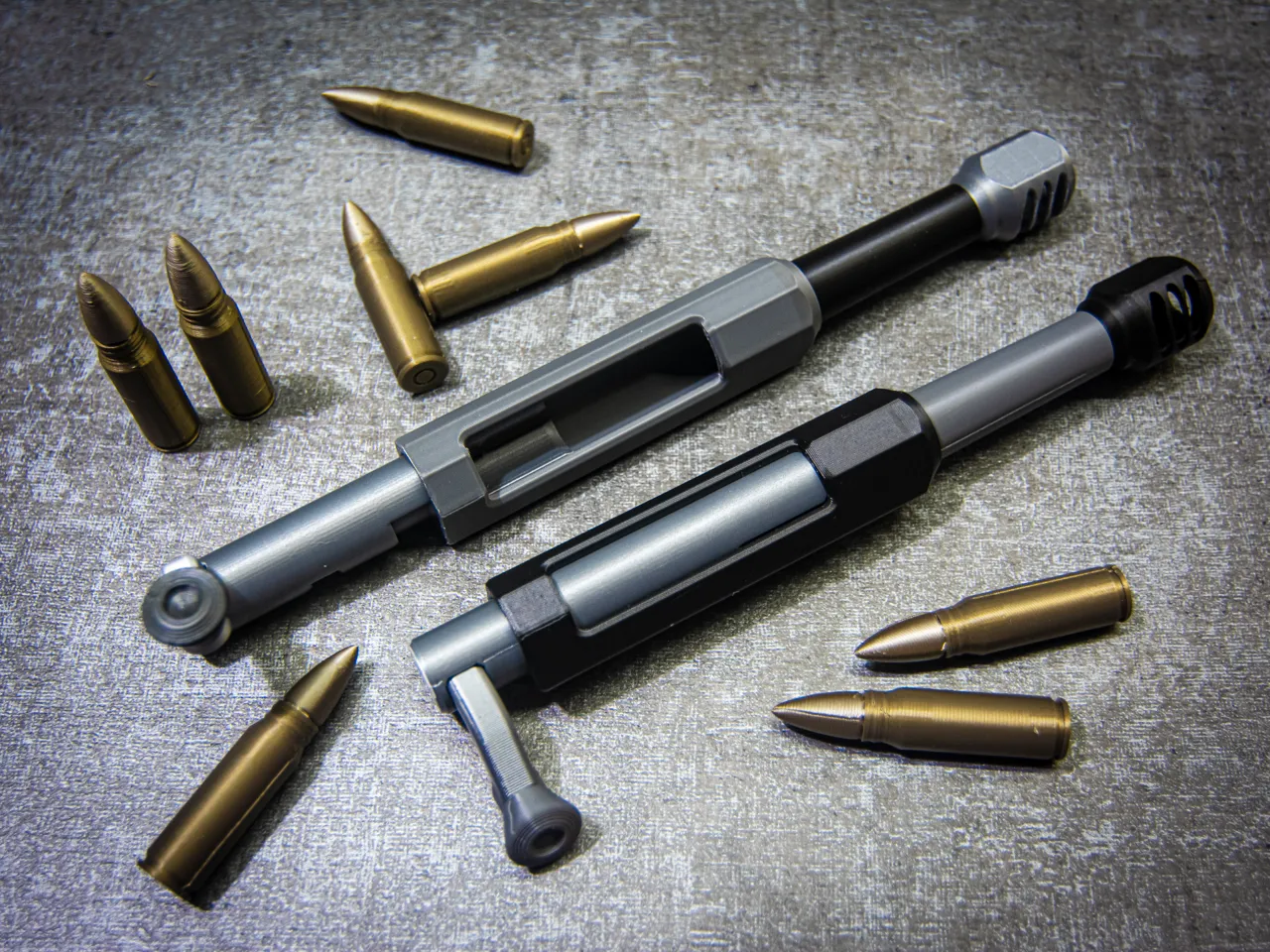 Bolt Action Barrel Toy - Fidget view 3