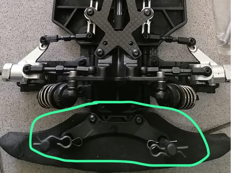 RALLY LEGEND RC BUMPER HOLDER EZRL2213 EZRL2222