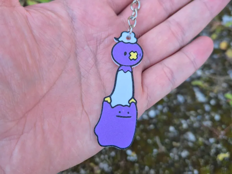 Drifloon with Ditto Keychain