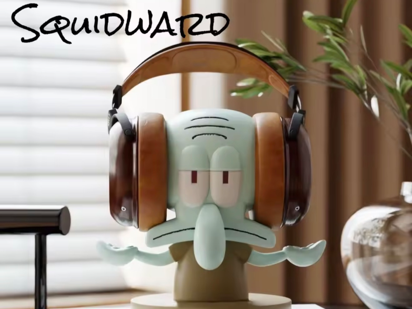 Squidward Headphone Holder