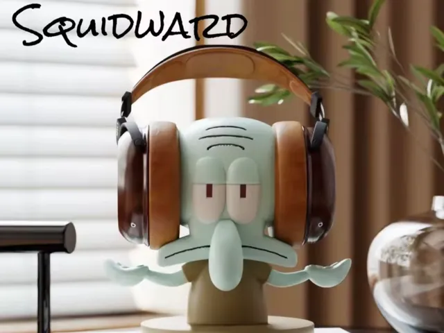 Squidward Headphone Holder