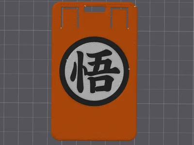 Goku Kanji ID Badge holder (AMS)