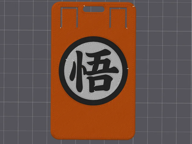 Goku Kanji ID Badge holder (AMS)