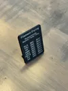 Stand up Desk Sign/Card - 0.2mm layer, 2 walls, 15% infill