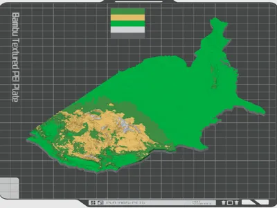 World Map Terrain color Remix
