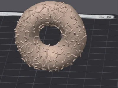 my first blender donut