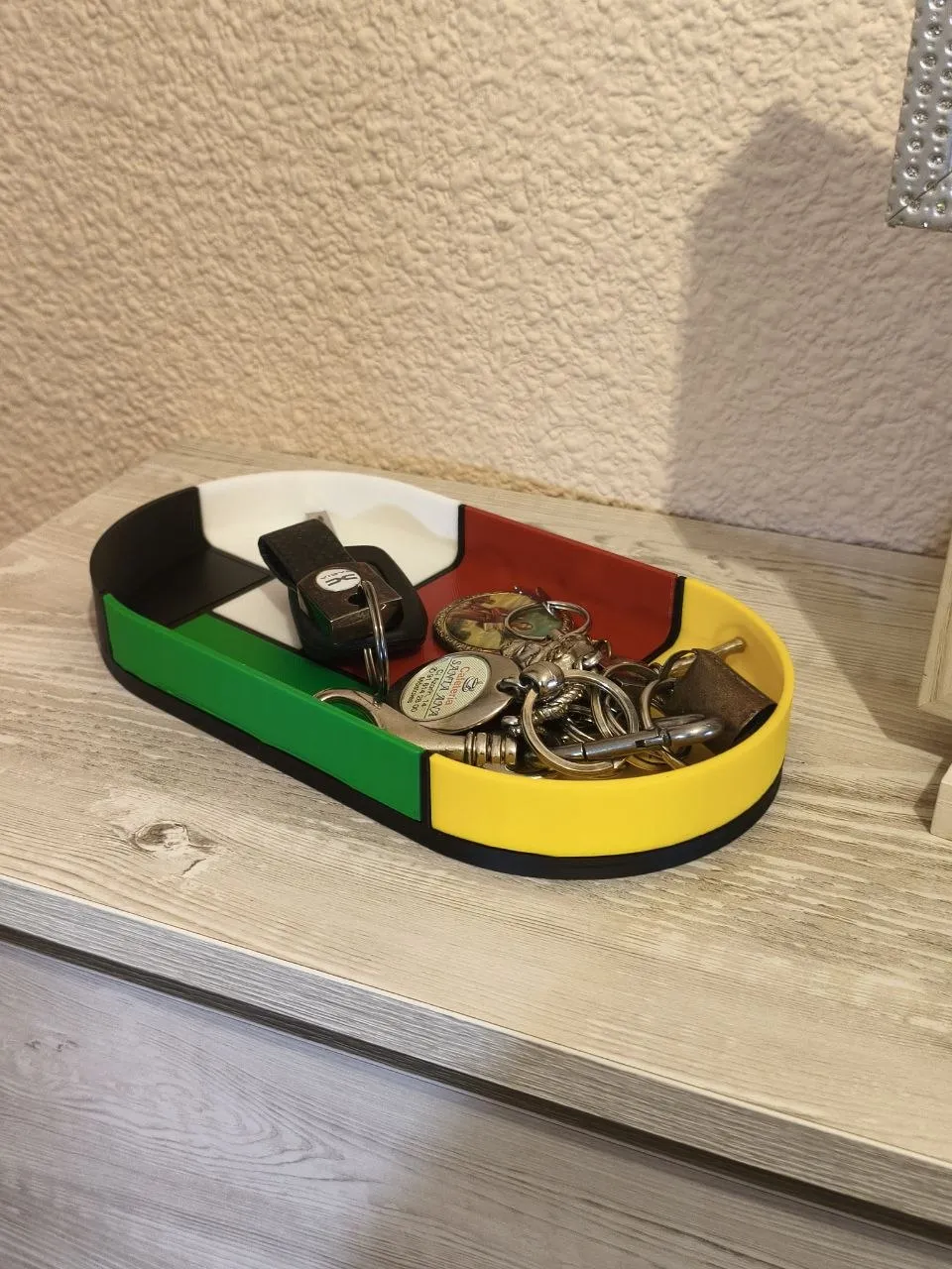 Mondrian Key Bowl Geometric Entryway Catchall Tray view 4