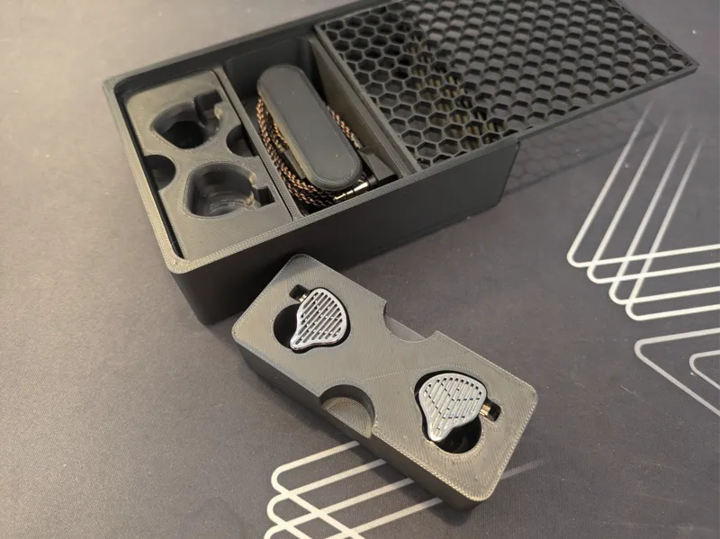 KZ Earbud Container Slot for KZ PR2 shaped IEMs