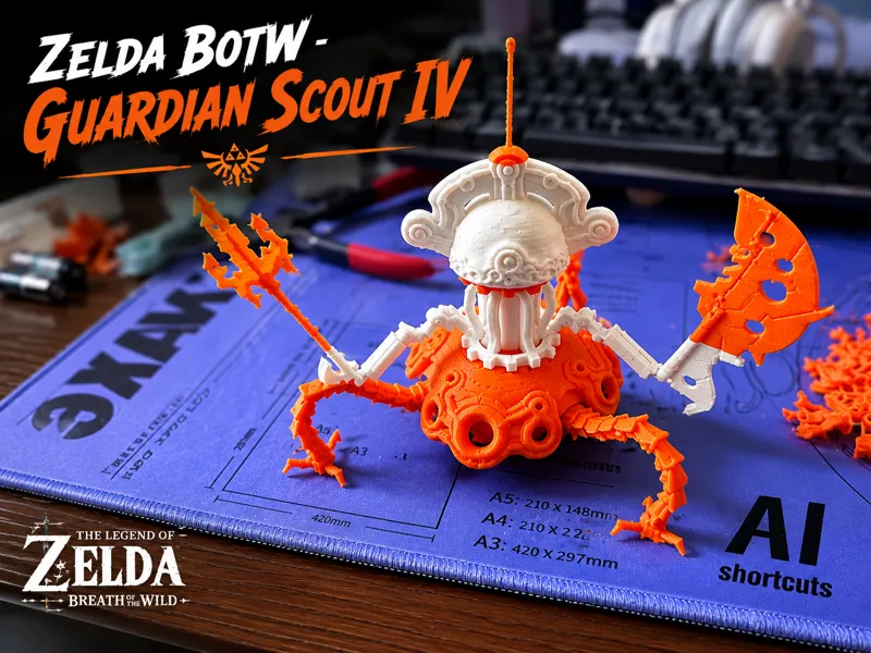 Zelda BotW - Guardian Scout IV