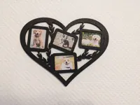 Cadre photo en forme de cœur (aimants) — photo 3