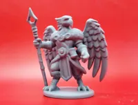 Figurine de guerrier Aarakocra — photo 2